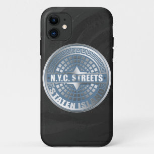 Etui iPhone Case-Mate Manhole Staten Island Blue