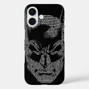 Coques iPhone 16 Mantra de Batman Head