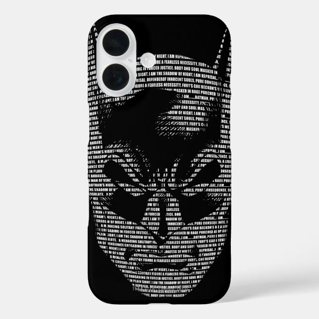 Coques Case-Mate iPhone Mantra de Batman Head (Verso)