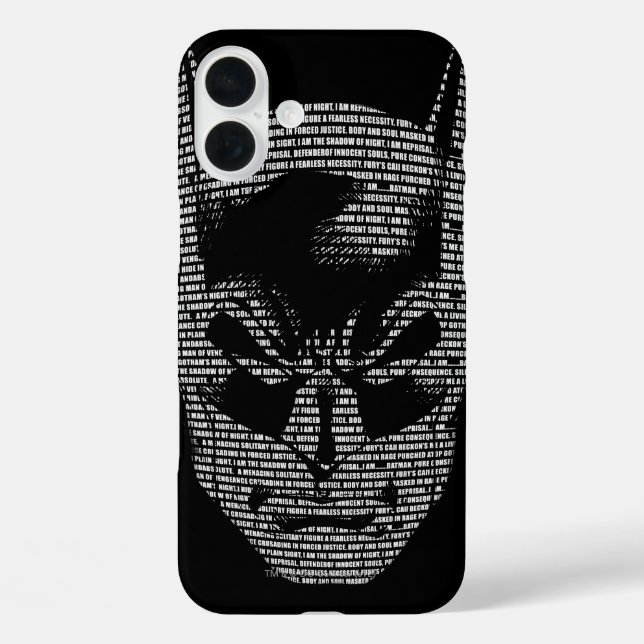 Coques Case-Mate iPhone Mantra de Batman Head (Verso)