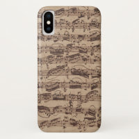 Manuscrit Bach Musique Feuille Antique