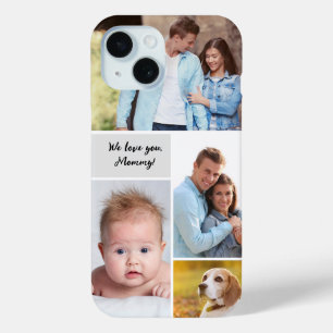 Coque Pour iPhone 15 Manutention Nous vous aimons Maman Collage photo