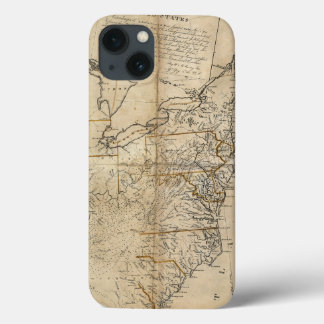 iPhone 13 Case MAP : États-Unis, 1783