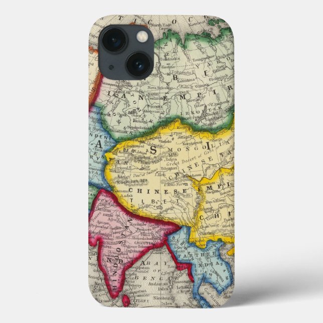 Coques Case-Mate iPhone Map of Asia (Verso)