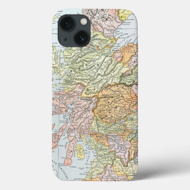 COQUES Case-Mate iPhone MAP : SCOTLAND (Verso)