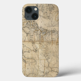 ETUI iPhone 13 MAP : USA, 1783