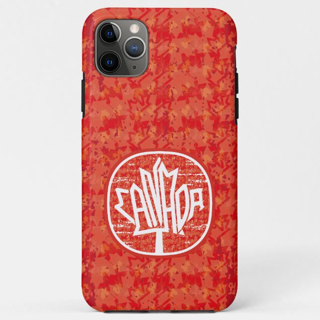 Coques Case-Mate iPhone Maple Canada Original Flag 2023 Logo by Masanser P (Dos)