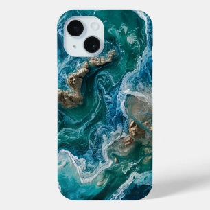 Coque Pour iPhone 15 Marbel chaotique