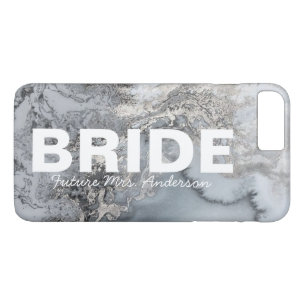 Case-Mate iPhone Case Marbre argenté Conception Bride