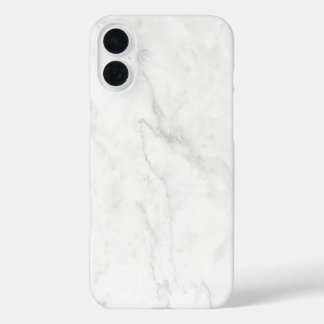 Coques iPhone 16 Plus Marbre Blanc