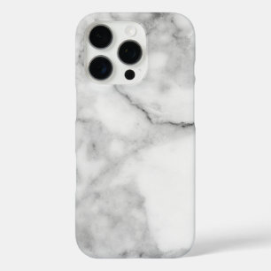 Coques iPhone 16 Pro Marbre blanc