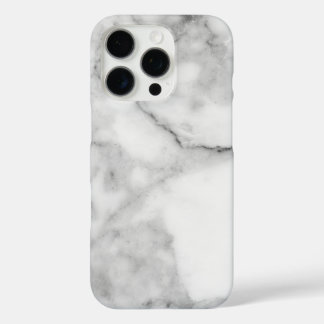 Coques iPhone 16 Pro Marbre blanc
