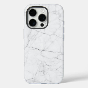 Coques iPhone 16 Pro Marbre Blanc Élégant