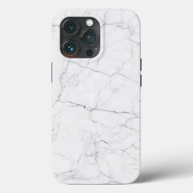 Coques Case-Mate iPhone Marbre Blanc Élégant (Verso)