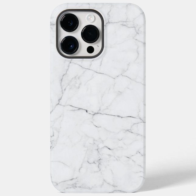 Coques Case-Mate iPhone Marbre blanc élégant (Verso)