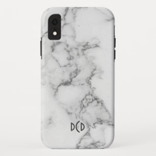Case-Mate iPhone Case Marbre blanc et gris