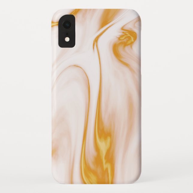 Coques Case-Mate iPhone Marbre Blanc Or Et Rose (Dos)