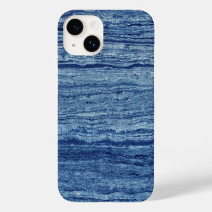 Coque Pour iPhone 14 Marbre bleu