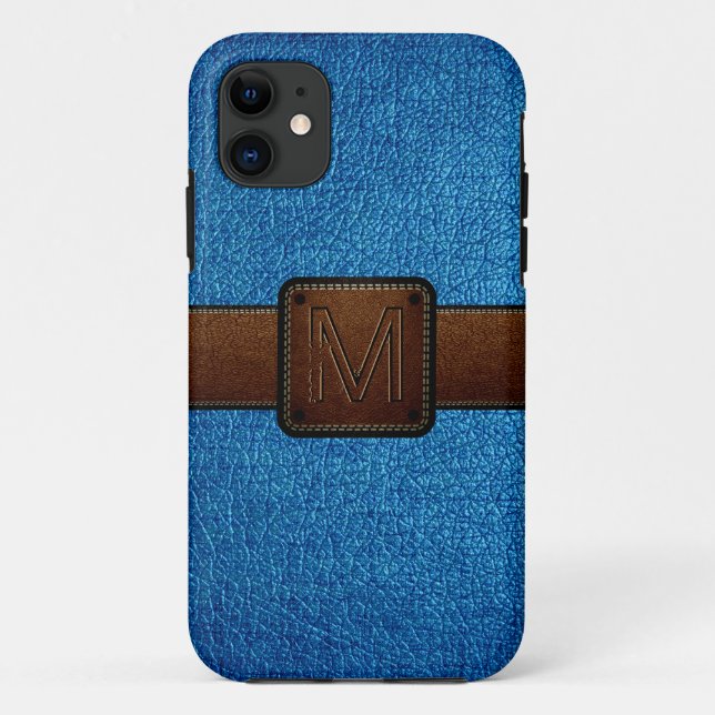 Coques Case-Mate iPhone marbre bleu (Dos)