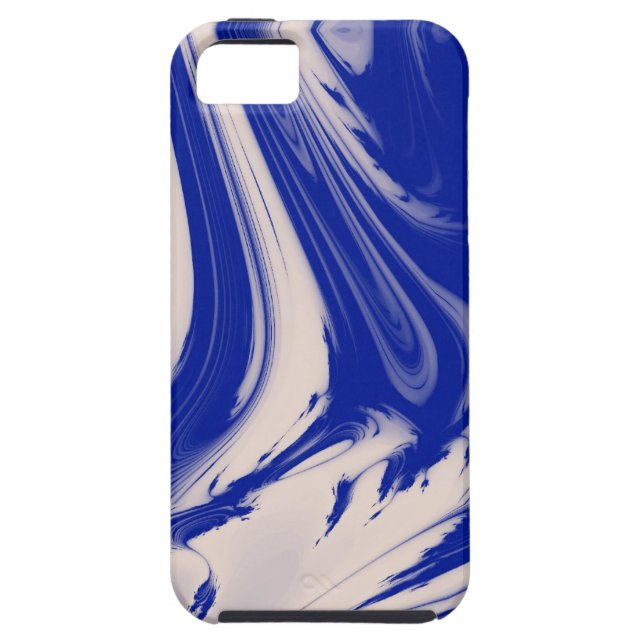 Coques Case-Mate iPhone Marbre bleu 2 (Dos)
