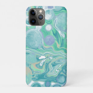Case-Mate iPhone Case Marbre bleu turquoise