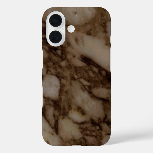 Coques Case-Mate iPhone Marbre Brown foncé (Verso)