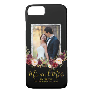 Case-Mate iPhone Case Marbre de Bourgogne Mariage d'or noir