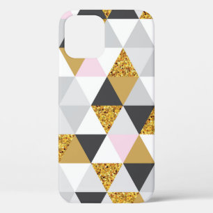 Case-Mate iPhone Case Marbre d'or géométrique sans couture motif