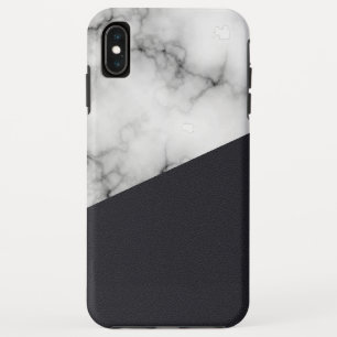 Case-Mate iPhone Case marbre en cuir avec monogramme