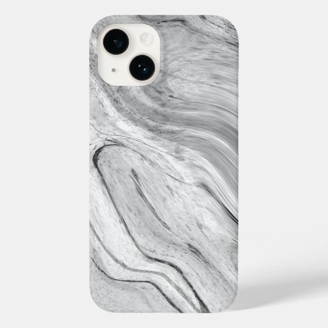 Coques Case-Mate iPhone Marbre gris noir Motif iPhone / Android (Verso)