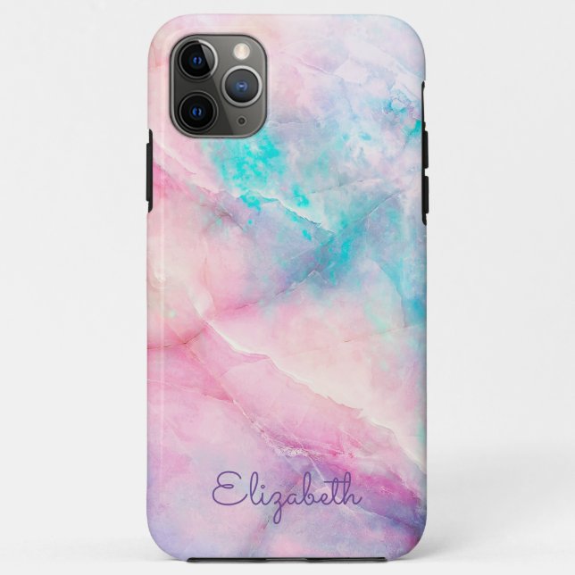 Coques Case-Mate iPhone Marbre Iridescente (Dos)