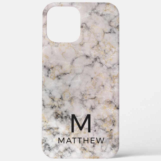 Coques Case-Mate iPhone Marbre moderne (Verso)