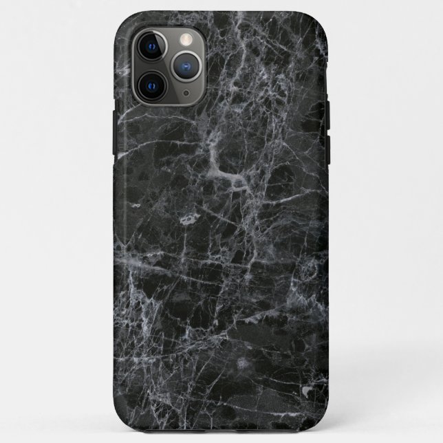 Coques Case-Mate iPhone Marbre noir (Dos)