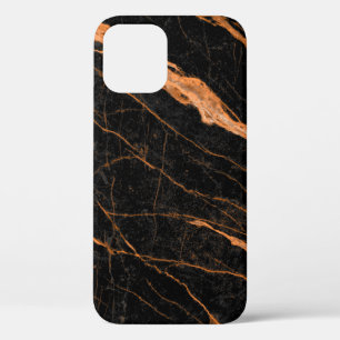 Case-Mate iPhone Case marbre noir avec veines dorées, marbre emperador n