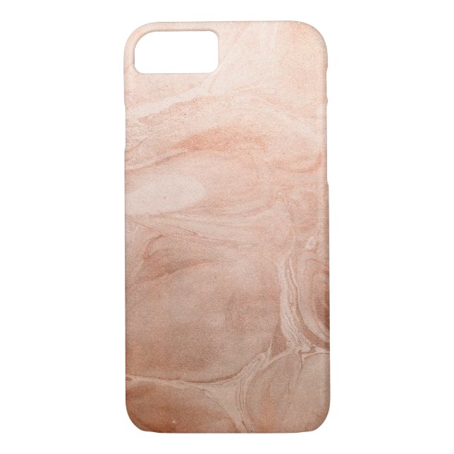 Coques Case-Mate iPhone Marbre or rose (Dos)