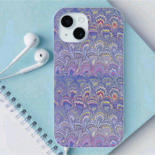 Coque Pour iPhone 15 Marbré pourpre