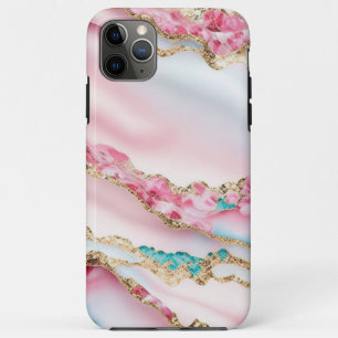 Case-Mate iPhone Case Marbre rose clair Agate Collection populaire