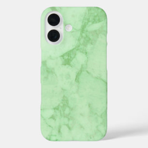 Coque Pour iPhone 16 Marbre vert clair