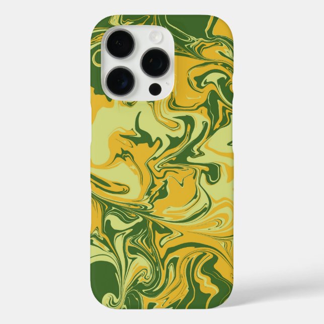 Coques Case-Mate iPhone Marbre vert - style marbré de papier (Verso)