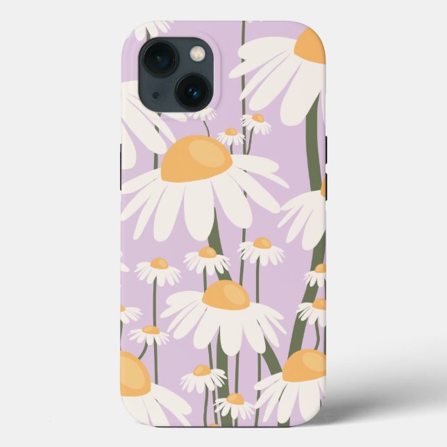 Coques Case-Mate iPhone Marché aux fleurs Amsterdam Abstrait Retro Daisies (Verso)