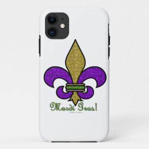 Case-Mate iPhone Case Mardi Gras Fleur De Lis Coloré