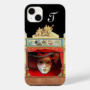 Coque Pour iPhone 14 Plus MARDI GRAS MASQUERADE THÉÂTRE DE BALL STATION Mono