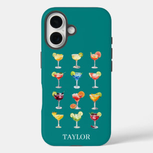 Coque Pour iPhone 16 Margarita N'importe Monogrammé