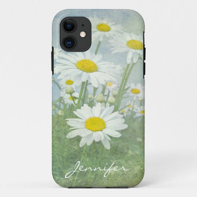 Coques Case-Mate iPhone Marguerite blanche (Dos)