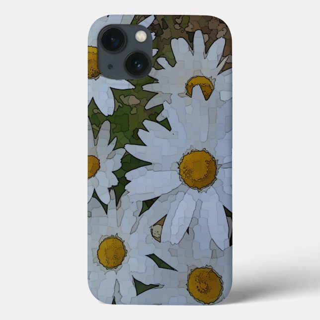 Coques Case-Mate iPhone Marguerite blanche (Verso)
