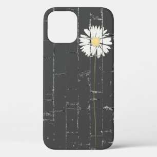Case-Mate iPhone Case marguerite blanche sur brique grise