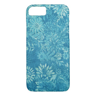 Coques Pour iPhone marguerite turquoise et blanche