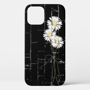 Case-Mate iPhone Case marguerites blanches sur brique noire