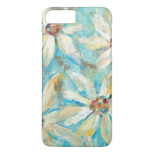 Coque Case-Mate Pour iPhone Marguerites blanches sur le bleu