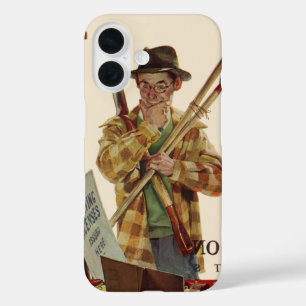 Coques iPhone 16 Mari et femme vintage avec outils de jardinage